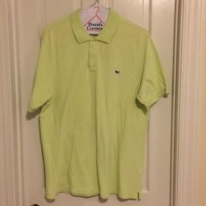 Vineyard vines polo shirt light green